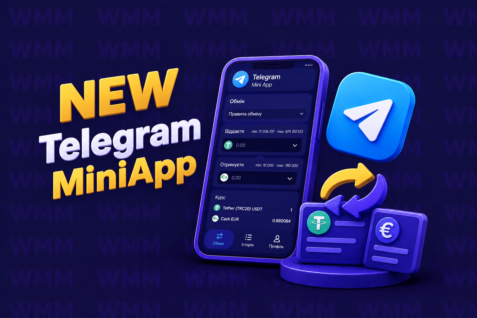 NEW! Wm.Money MiniApp — Now on Telegram 🚀